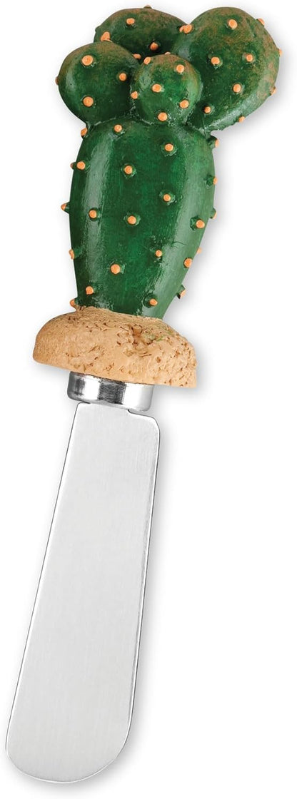 Supreme Housewares Western Cowboy Boot Cheese Spreaders, Hand-Painted Resin Handles with Stainless Steel Blades for Spreading Cream Cheese, Butter, and Jam, Assorted Designs, Set of 4