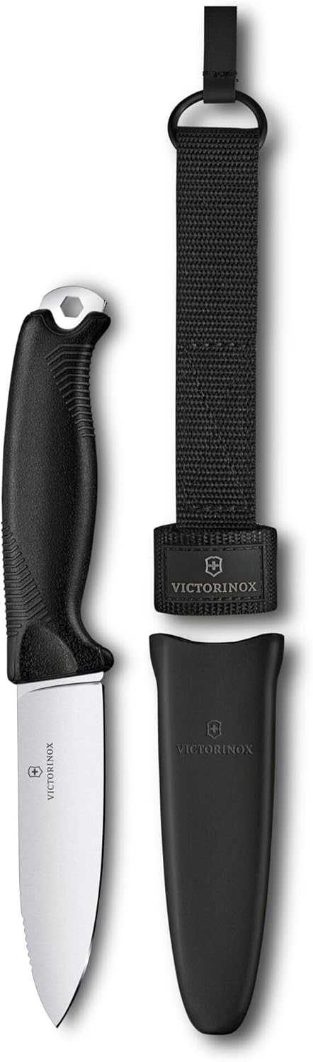 Victorinox Venture Pro Outdoor Accessory Kit - Durable 600D Polyester Pouch for Venture Pro Knife with Flat Drill & Two Sharpening Stones (Venture Pro Knife not Included)