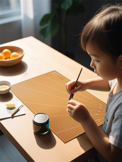 New A3 Double Side Craft Cutting Mat Cutting Board Sewing Pad Artist Carving Tools Handmade Crafts DIY Props (Purple)