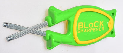 Discover the new patented Block Knife Sharpener, designed for honing blades to their original sharpness.