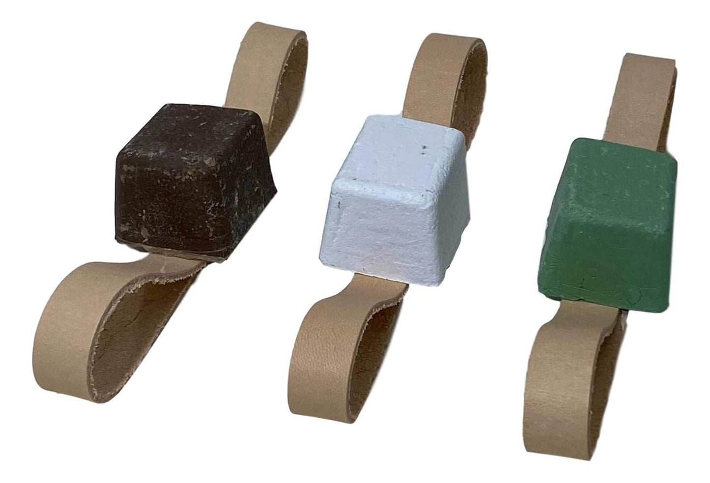 1/2" x 12" Leather Honing & Polishing Belt -Strop Fits Original Work Sharp Machine (3 Pack)