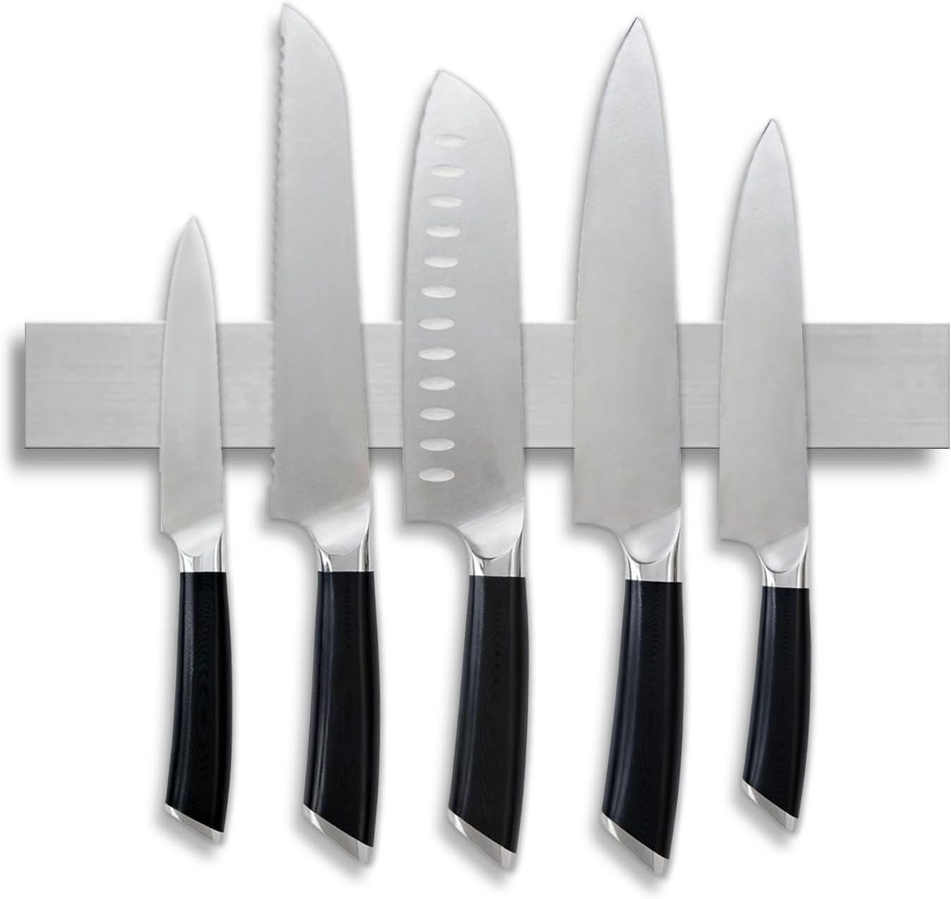 Stainless Steel Knife Magnetic Strip Multi Use Magnetic Knife Holder for Kitchen Organization Magnetic Tool Organizer for Wall Kitchen Knife Rack Utensil Holder Tool Holder 16 Inch