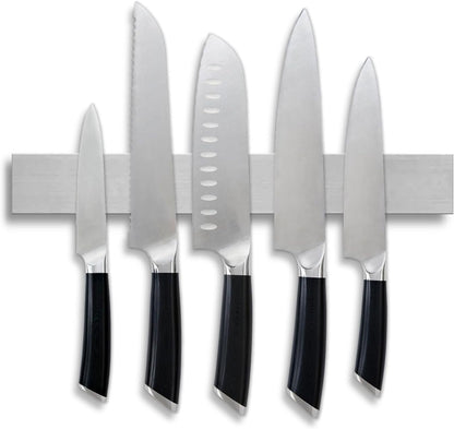 Stainless Steel Knife Magnetic Strip Multi Use Magnetic Knife Holder for Kitchen Organization Magnetic Tool Organizer for Wall Kitchen Knife Rack Utensil Holder Tool Holder 16 Inch