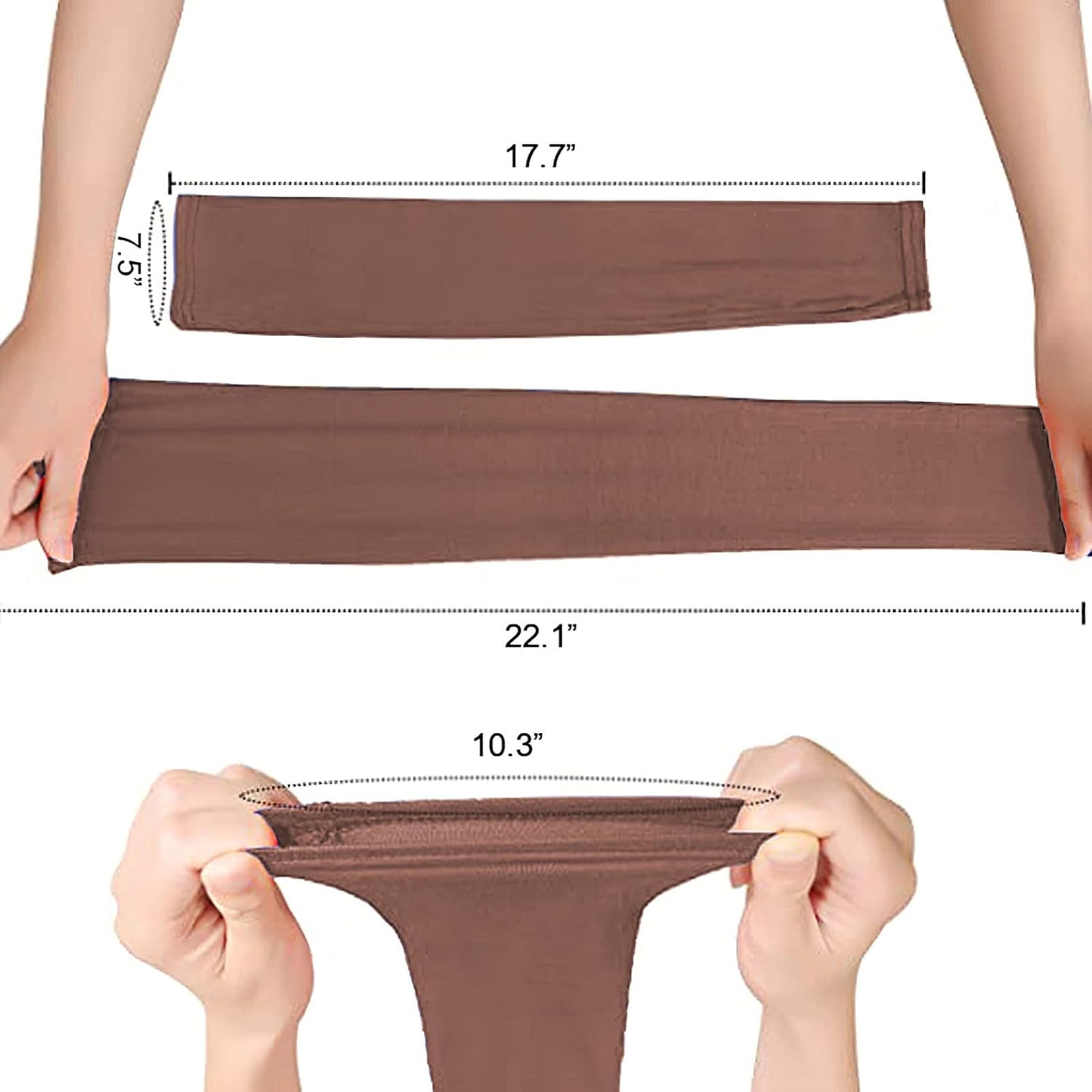 amokk Long Arm Sleeves for Women Cooling UV Sun Protection Sleeves to Cover Arms Gardening Sleeves