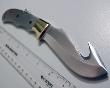 420 Stainless Steel Knife (420 Stainless Steel, Pair of 5.375 inch Bowie Blades)