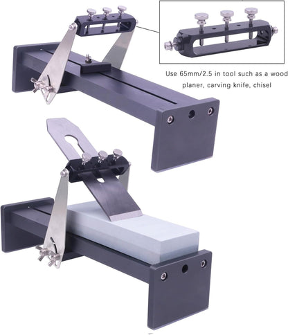 Sharp knife sharpener - Adjustable sharpener tool - Woodworking carving chisel grinding fixture -Ideal choice for Kitchen Knives & Folding knife & chisels