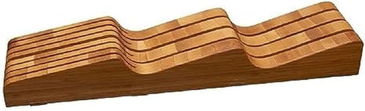 Sabatier In Drawer Knife Organizer, 11 Slots, Bamboo Knife Block, Kitchen Storage Holder for 11 Knives, Kitchen Knife Organizer