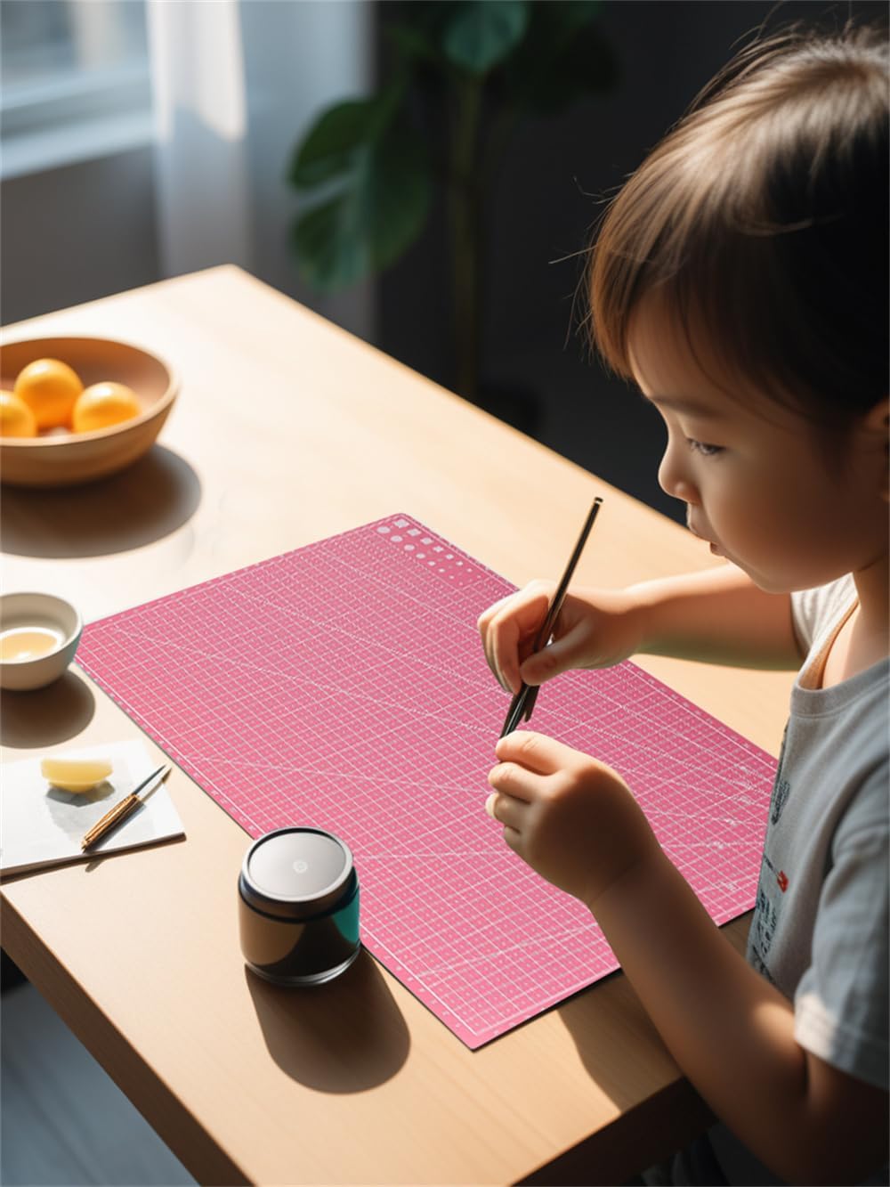 New A3 Double Side Craft Cutting Mat Cutting Board Sewing Pad Artist Carving Tools Handmade Crafts DIY Props (Purple)