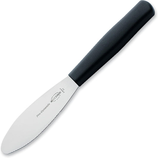 F. DICK – ProDynamic Bread & Sandwich Knife - Serrated butter knife with 4.3" blade & 56 HRC - Ideal for cutting & spreading - Two grindings - Stainless steel - Ergonomic handle - Made in Germany