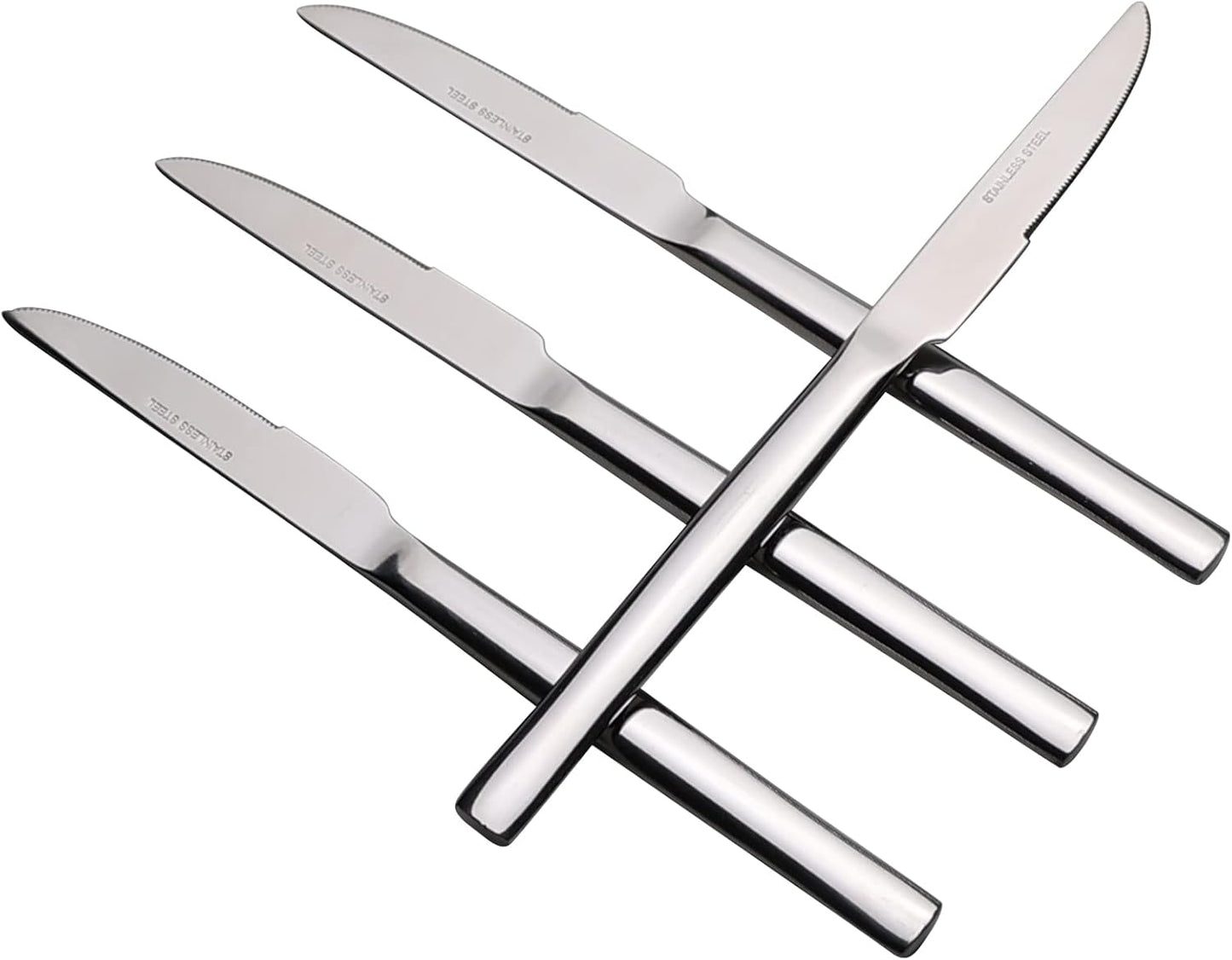 Begale Stainless Steel Steak Knife/Dinner Knife, Set of 8