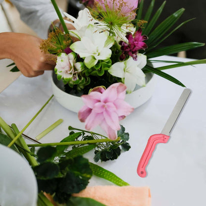 Tinsow Floral Foam Knife Florist Professional Cutting Knife for Flower Foam Block, Cake, Fruit, Utility Tool for Flower Clay Blocks (Light Purple)