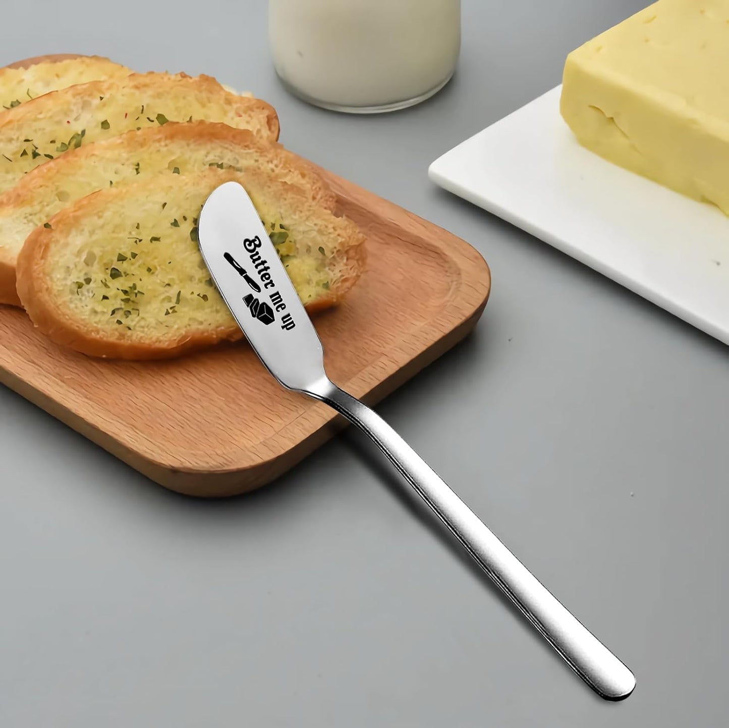 The Only Thing Better Than Butter Is More Butter Knife, Personalized Engraved Funny Peanut Butter Spreader Cheese Knives, Novelty Anniversary Christmas Gifts for Bread Toast Lover