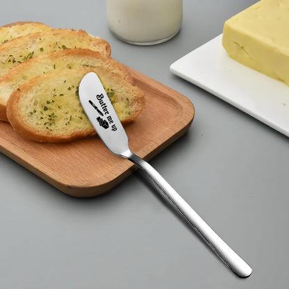 The Only Thing Better Than Butter Is More Butter Knife, Personalized Engraved Funny Peanut Butter Spreader Cheese Knives, Novelty Anniversary Christmas Gifts for Bread Toast Lover
