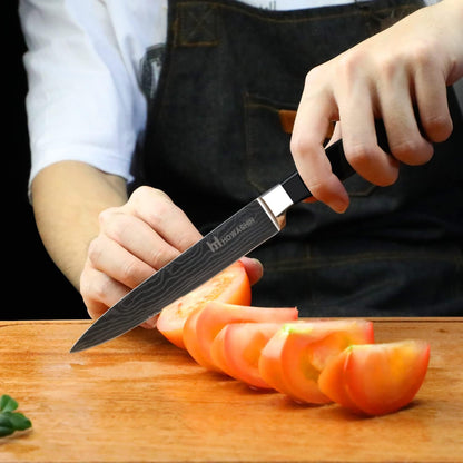 5 inch Utility Knife Sharp Professional Chef 's Knife German High Carbon Kitchen Knife Ergonomic Handle With Christmas Gift Box