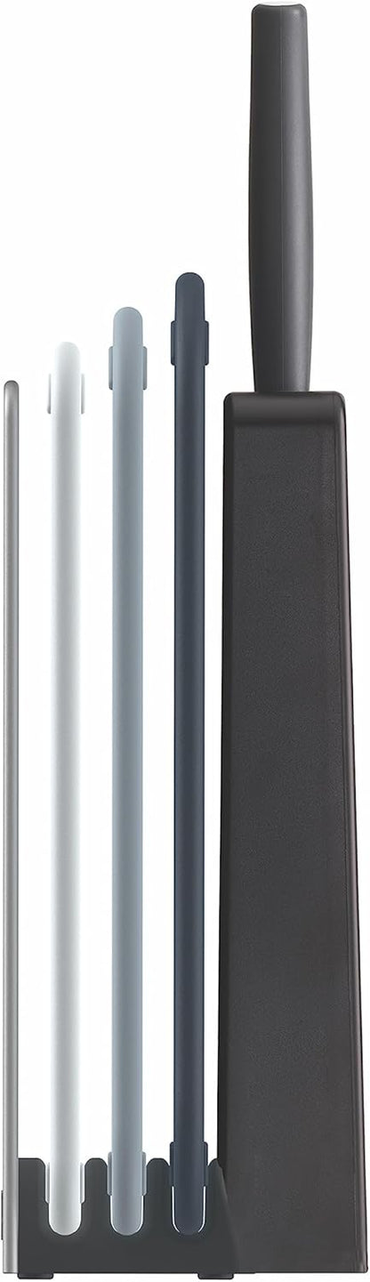 Joseph Joseph Nest 3 Piece Color Coded Cutting Board Set With Storage Stand, Regular - Grey/Blue