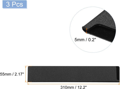 uxcell 3Pcs Knife Edge Guards 5.9"x1" ABS Knife Cover Sleeves Knife Case Blade Protector Universal Knife Sheath for Home Kitchen Knife