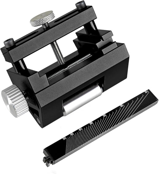 Honing Guide for Chisels and Planes,Adjustable Chisel Sharpening Jig,Fixed Angle Knife Sharpener Tool,Knife Honing Guide Clamping Planer Blade for Chisels and Planes
