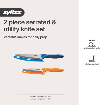 ZYLISS 2-Piece Paring Knife Set with Sheath Covers