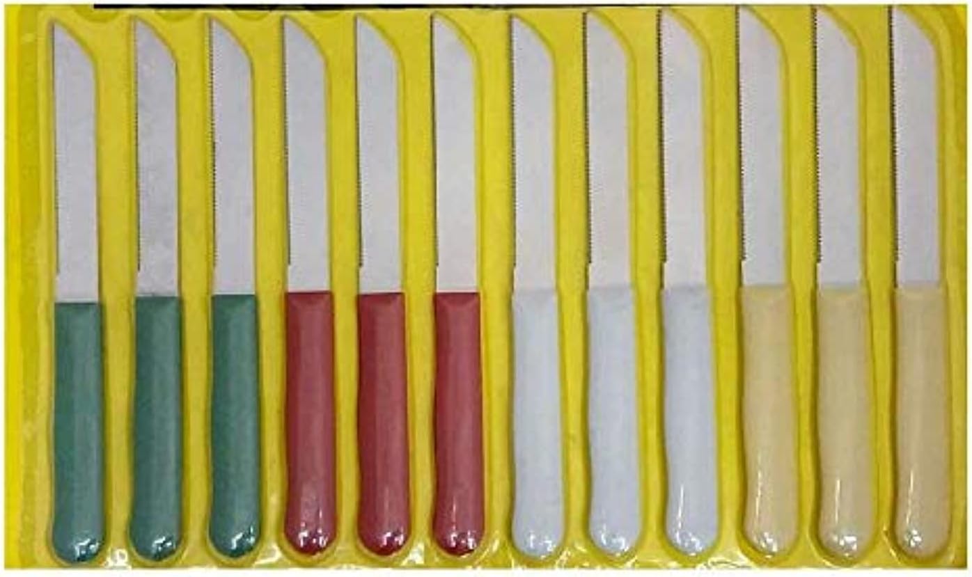 Fuxwell Stainless Steel Kitchen Knives Set (12 Pieces)