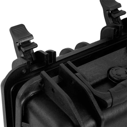 Monoprice Weatherproof/Shockproof Hard Case - Black Ip67 Level Dust and Water Protection Up to 1 Meter Depth with Customizable Foam, 10" x 9" x 7", 6.6 Liter