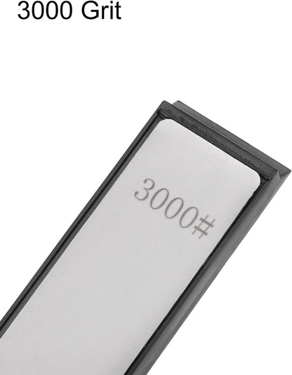 uxcell Diamond Sharpening Stones 3000 Grit Whetstone Knife Sharpener Stone with Non-Slip Base