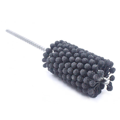 Garhgi 1-3/8" (35mm) Cylinder Honing Brush, 240 Grit Silicon Carbide Nylon Hone Tool, for Engine Cylinder Bore Deburring Finishing Deglazing Cleaning on Metals Steel Cast Iron