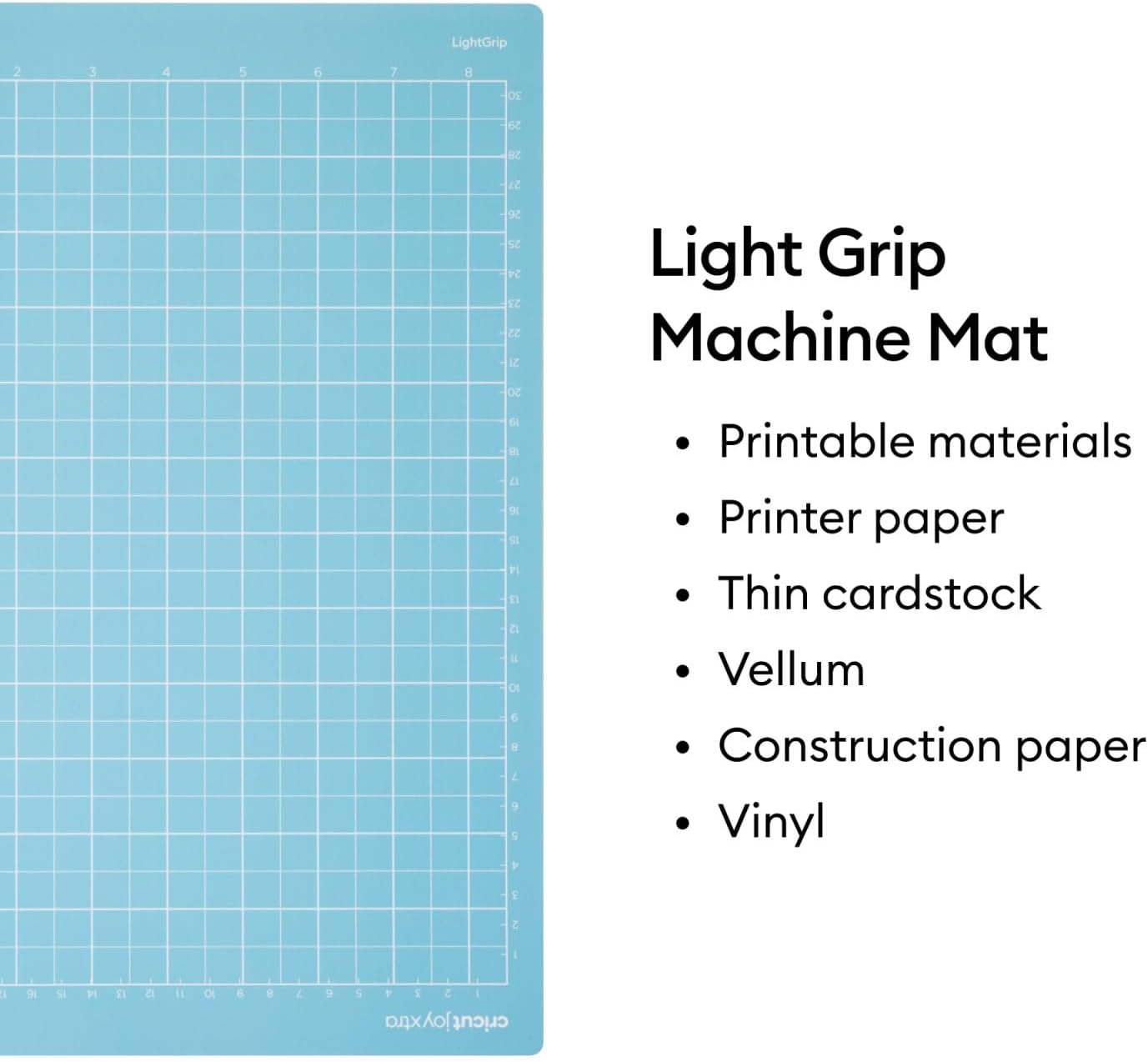 Cricut Mat Variety Pack (4 Count, 8.5in x 12in) - for Joy Xtra Machine - Includes 2 StandardGrip & 2 LightGrip