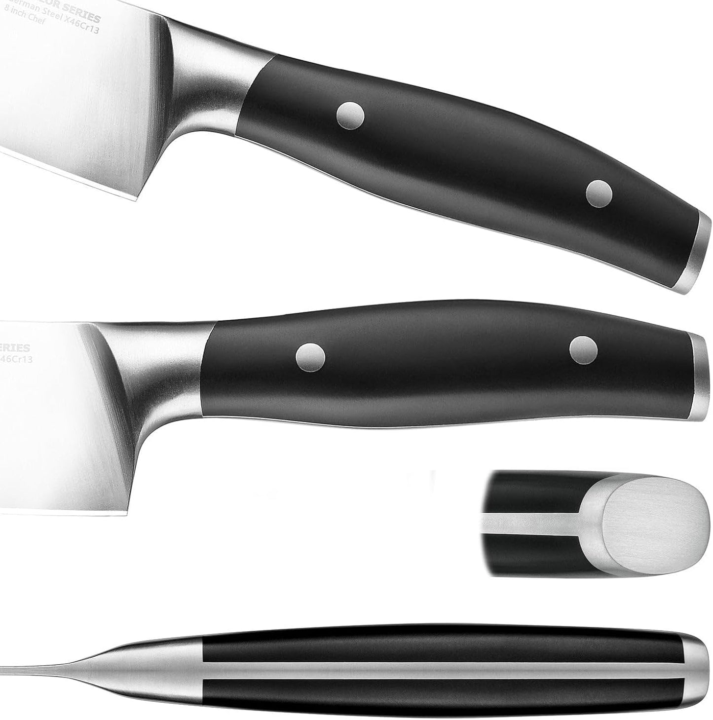 Klaus Meyer Arcelor 6 inch Boning Knife High Carbon Exclusive German Steel Fish Knife for Meat Cutting Trimming with Full Tang Ergonomic Handle