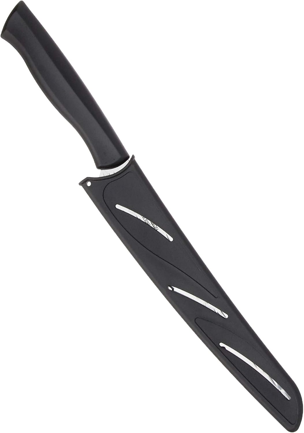Kai Inspire Bread Knife, 9 Inch blade with Hammered Finish, , Silver