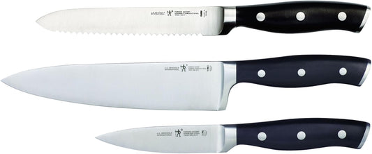 HENCKELS Forged Accent Razor-Sharp 2-pc Paring Knife Set, White Handle, German Engineered Informed by 100+ Years of Mastery
