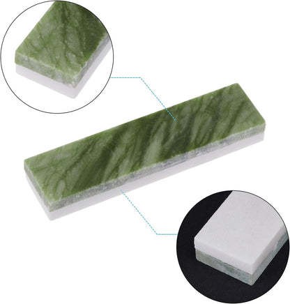 uxcell Sharpening Stones 10000/20000 Grit 2 Side Combination Whetstone Knife Sharpener Stone 100x25x12.5mm