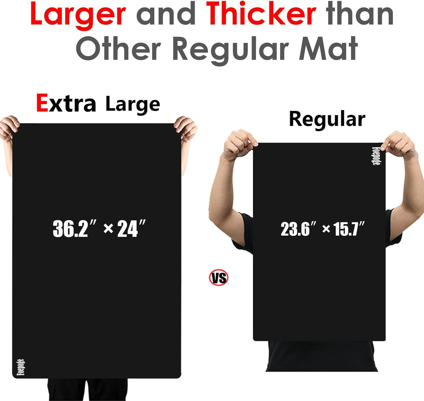 49.2" x 15.7" Large Silicone Mat for Kitchen Counter Protector, Cuttable Silicon Countertop Protector Mat Heat Resistant Mats for Countertop, Cut to Fit Placemat Ship Roll by Foepoge, Black