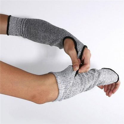 1Pair Protective Arm Sleeves, Cut Heat Resistant Arm Protectors Anti Abrasion Safety Armband For Garden Kitchen Work