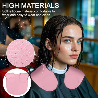 Silicone Hair Cutting Guide Collar - Waterproof Cutting Mat for Hair Stylist - Hair Cutting Cape