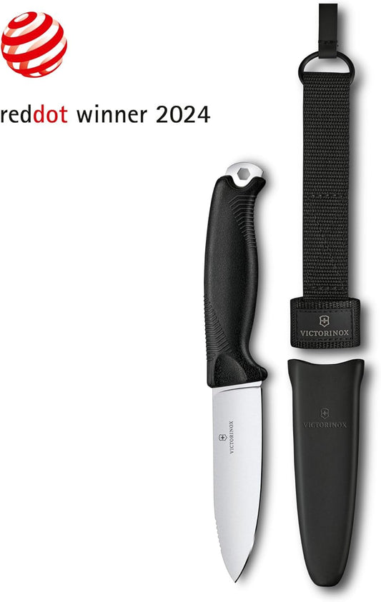 Victorinox Venture Pro Outdoor Accessory Kit - Durable 600D Polyester Pouch for Venture Pro Knife with Flat Drill & Two Sharpening Stones (Venture Pro Knife not Included)