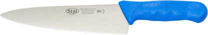 Winco 10" Commercial-Grade Chef's Knife with German Steel Blade, Blue