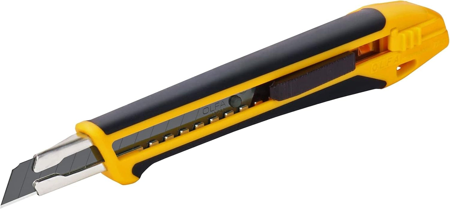 OLFA 9mm Precision Utility Knife (XA-1) - Multi-Purpose Retractable Precision Knife w/Fiberglass Reinforced Handle & Snap-Off Blade