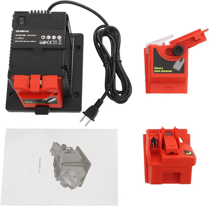 3-in-1 Multifunctional Electric Sharpener 96W, Universal Sharpening Station for Knives, Chisels, Drills & Scissors, Adjustable Angle, Emery Grinding Wheel