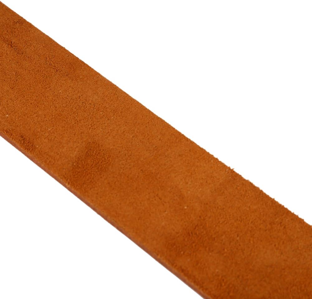 Leather Strap for Knife Sharpening, 19.8x2.0in Razors Strop, Double Sided Leather Manual Strop Straight, Folding Razors Sharpening Belt with Lobster Clasp for Chisels