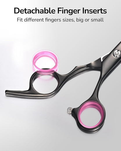 Hair Thinning Scissors ULG Professional Barber’s Texturizing Teeth Shears for Hairdressing, Salon and Home Use Thinning Shears for Hair Cutting, Made of Japanese Stainless Steel, 6.5 inch