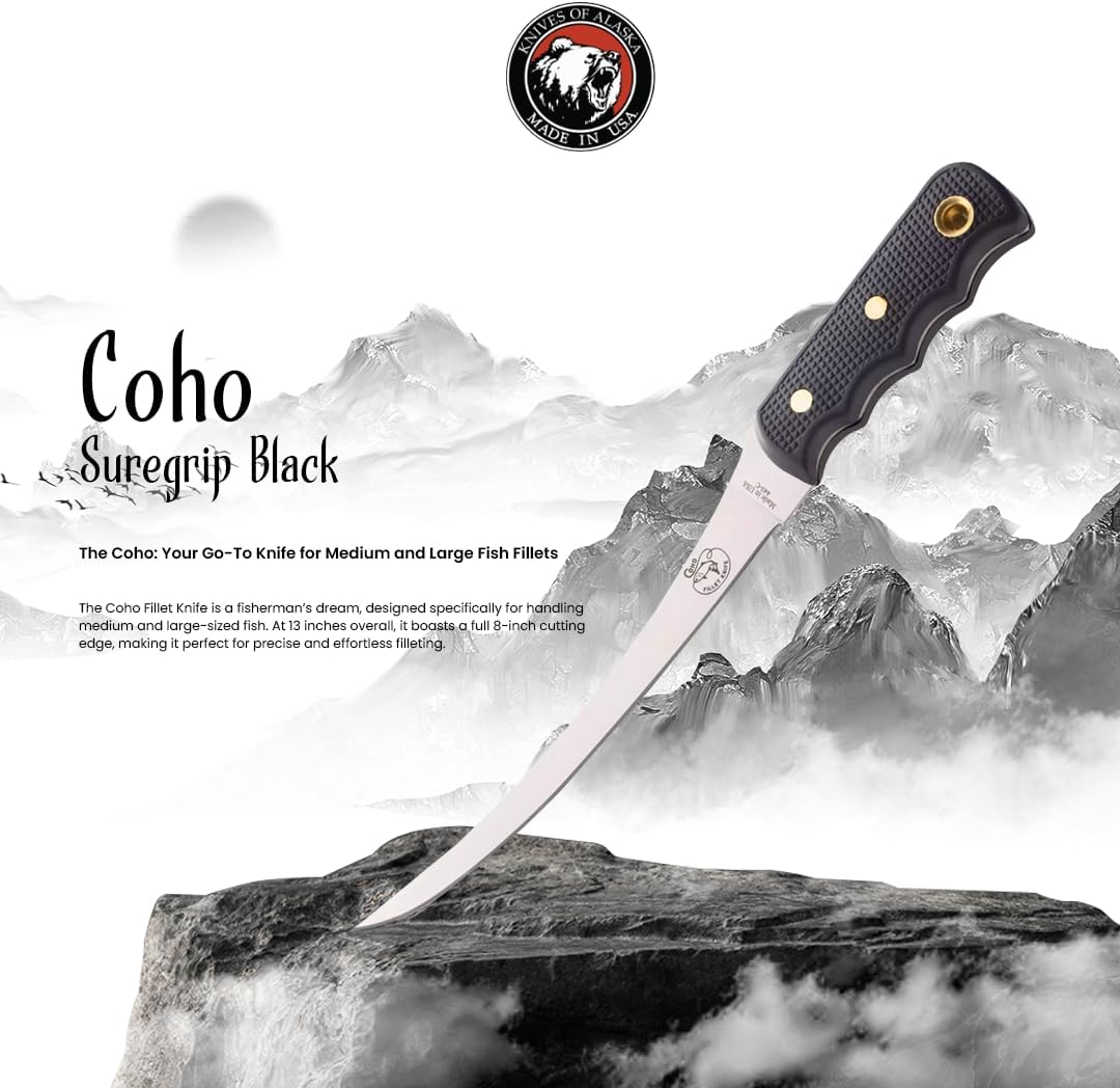 Knives of Alaska SureGrip COHO Knife