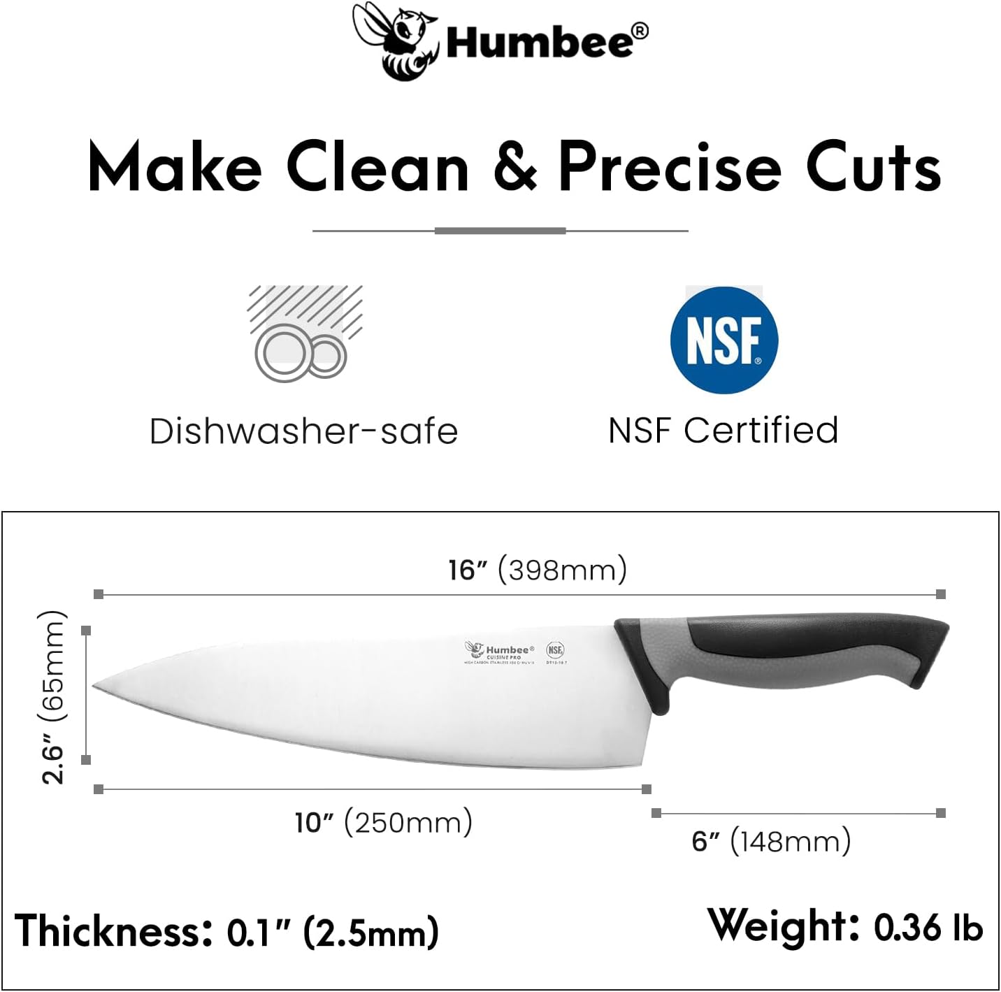 7.5-Inch Nakiri Knife, High Carbon Stainless Steel Hollow Grind Blade, Razor Sharp Edge, Ergonomic Non-Slip Handle, Cleaver Style, DT-50 Series, Orange