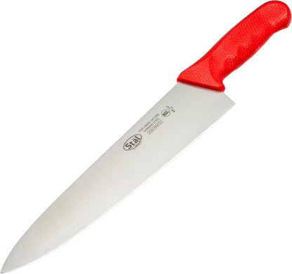 Winco 10" Commercial-Grade Chef's Knife with German Steel Blade, Blue