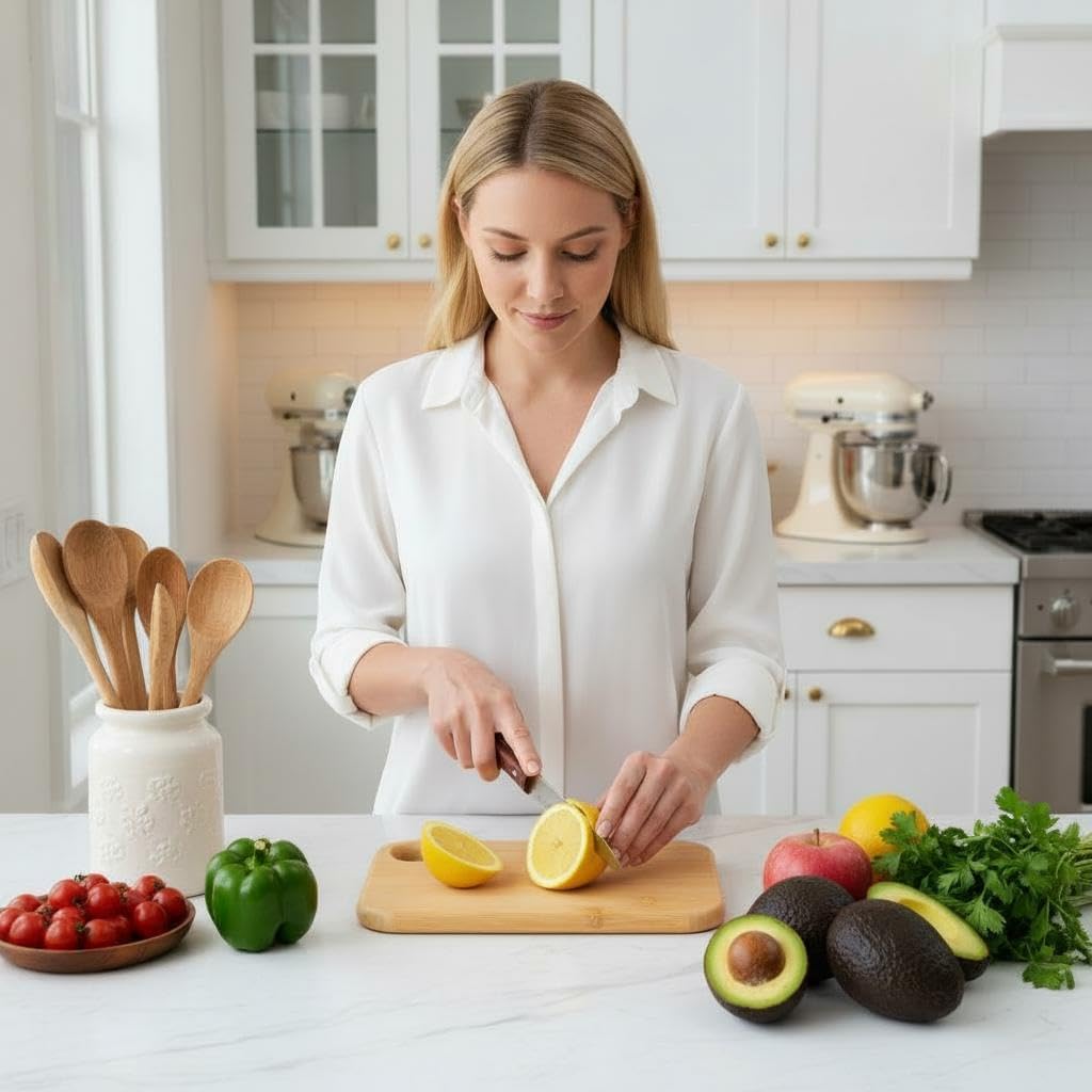 Bamboo Cutting Board 16x10x1 inch with Juice Groove - Bamboo Cutting Board, Charcuterie Board, Butcher Block, Non Plastic Wooden Chopping Board