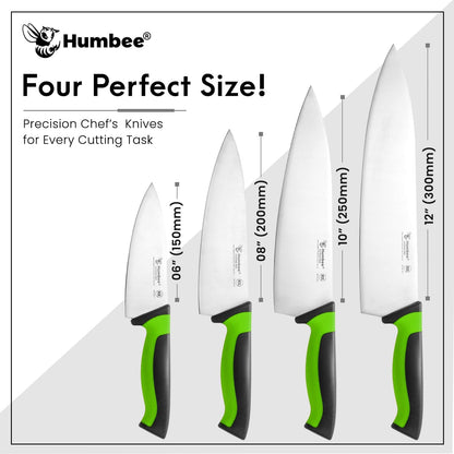 7.5-Inch Nakiri Knife, High Carbon Stainless Steel Hollow Grind Blade, Razor Sharp Edge, Ergonomic Non-Slip Handle, Cleaver Style, DT-50 Series, Orange