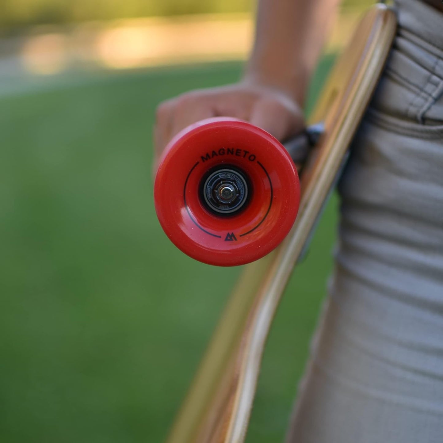 Magneto Longboards Bamboo Longboards for Cruising, Carving, Free-Style, Downhill and Dancing (Bamboo Drop & Fiberglass Through Longboard)