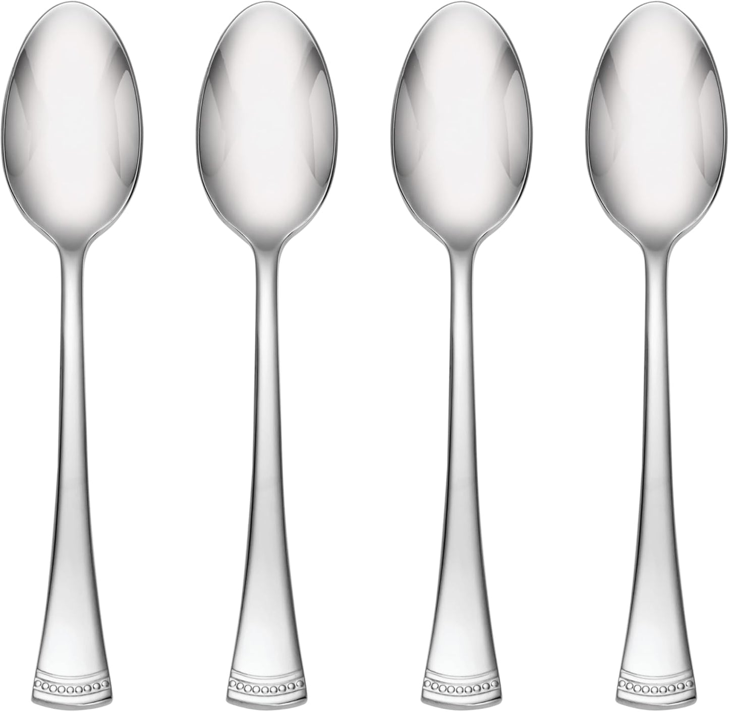 Lenox Silverware Set, Portola 12-Piece Steak Knife Flatware Set, Service For 12, Made Of 18/10 Stainless Steel, Dishwasher Safe, Home And Kitchen Utensils, Knives, Cutlery (Silver, 12 Piece)