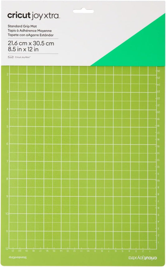 Cricut Mat Variety Pack (4 Count, 8.5in x 12in) - for Joy Xtra Machine - Includes 2 StandardGrip & 2 LightGrip