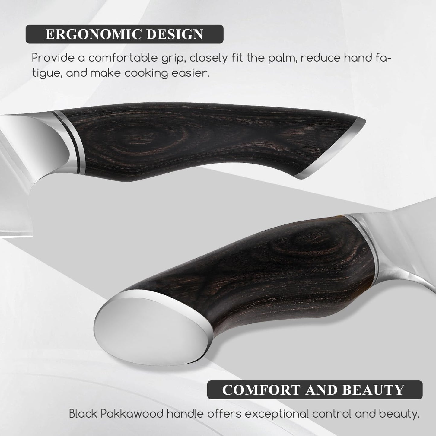 SHANGDAO 7 Inch Japanese Santoku Chef Knife, VG10 Stainless Steel Kitchen Cooking Knife with Pakkawood Handle Gift Box