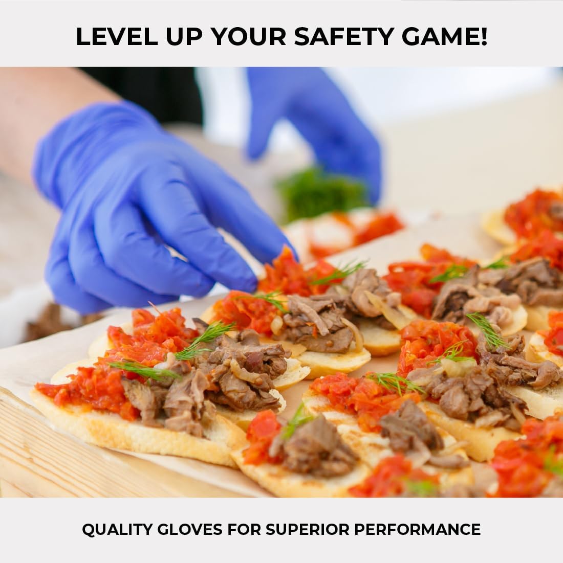 ForPro Disposable Nitrile Gloves, Chemical Resistant, Powder-Free, Latex-Free, Non-Sterile, Food Safe, 4 Mil